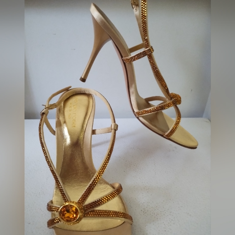 SERGIO ROSSI EVENING SANDAL,